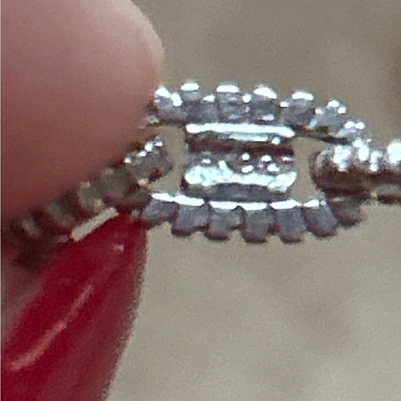 Judith Ripka Sterling Silver Barrel Chain with 18k Gold and Diamond Accents - Picture 6 of 9